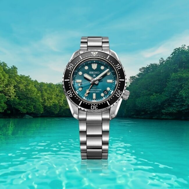 SEIKO Prospex Heritage Diver's GMT SPB475 Automatik Herrenuhr mit blauem Zifferblatt