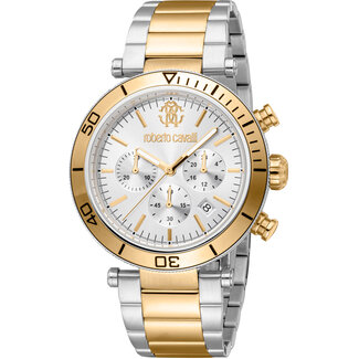 Roberto Cavalli Herrenuhr  GNT CHR SS SILV RC5G128M0085