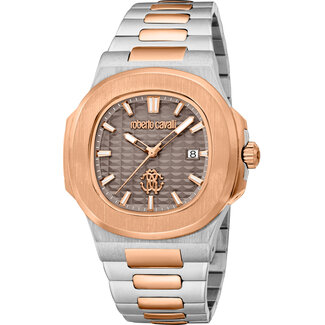Roberto Cavalli Herrenuhr  GNT SS SILV RC5G136M0055