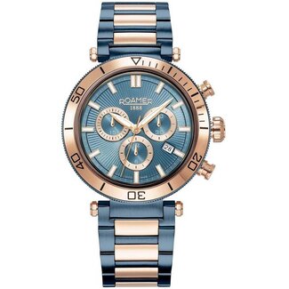 Roamer 994837 49 45 20 Herrenuhr Toscana Chronograph 43mm 5ATM