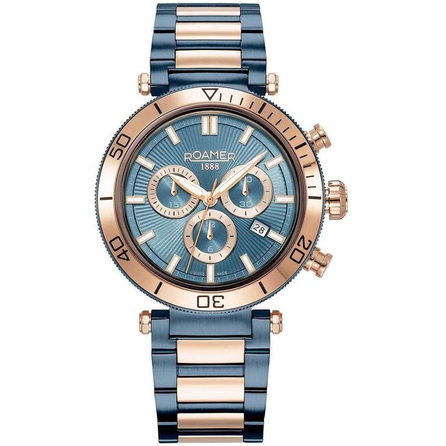 Roamer  994837 49 45 20 Herrenuhr Toscana Chronograph 43mm 5ATM
