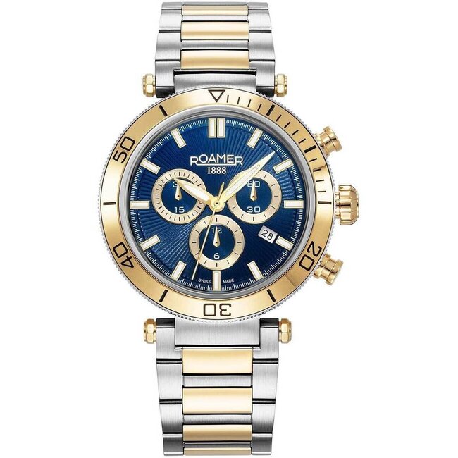 Roamer  994837 47 45 20 Herrenuhr Toscana Chronograph 43mm 5ATM