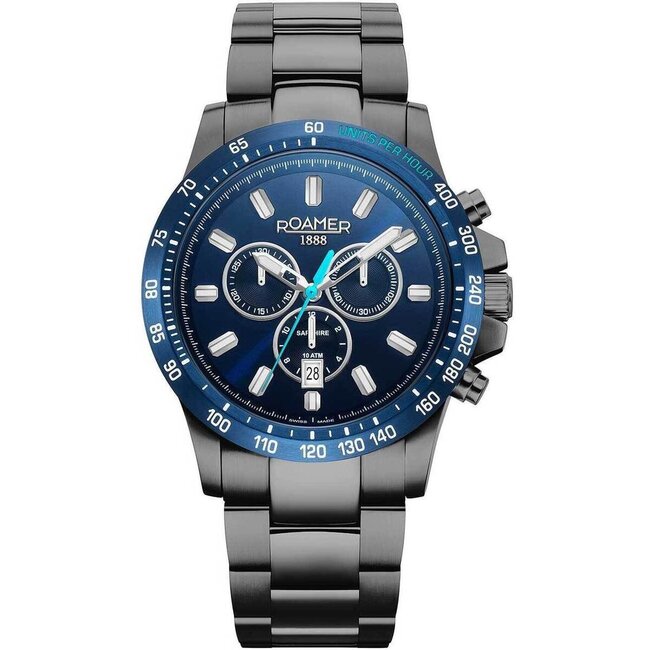 Roamer  861837 44 45 20 Herrenuhr Rimini Chronograph 45mm 10ATM