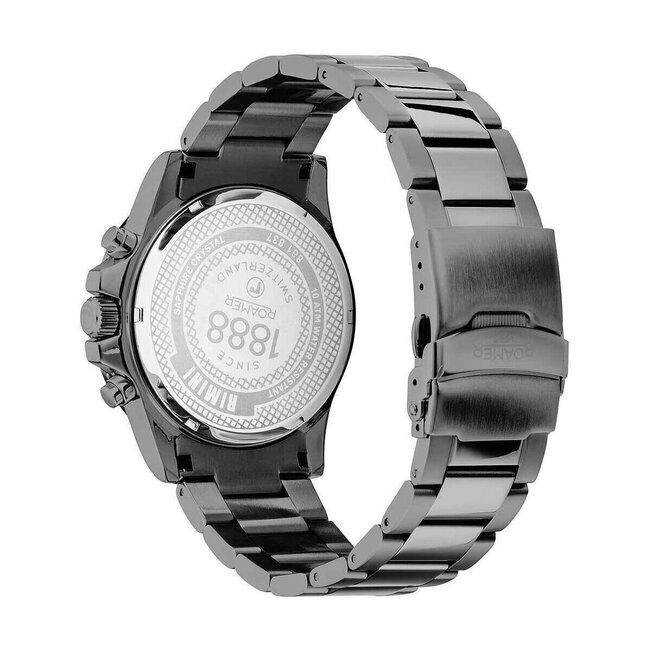 Roamer 861837 44 55 20 Herrenuhr Rimini Chronograph 45mm 10ATM