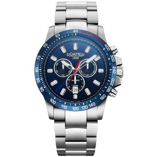 Roamer of Switzerland 861837 41 45 20 Herrenuhr Rimini Chronograph 45mm 10ATM