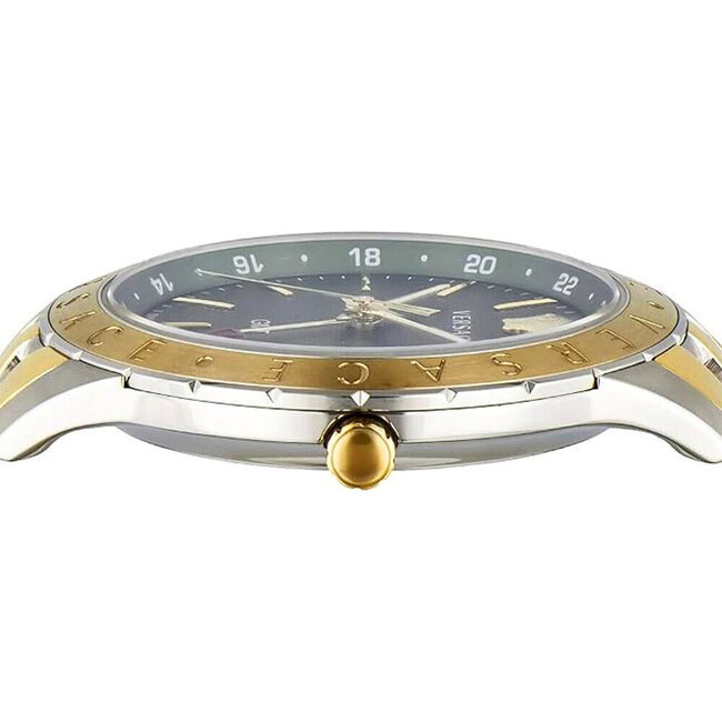 VERSACE VEBK00718 Herrenuhr Univers Bicolor GMT 43mm 5ATM