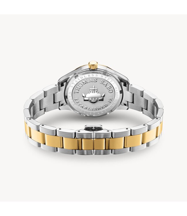 Thomas Sabo  Damenuhr mit Schmetterlingen Bicolor - WA0433-291-202