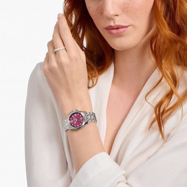 Thomas Sabo   WA0407-201-212 Damenuhr Divine Burgundy 33mm 10ATM