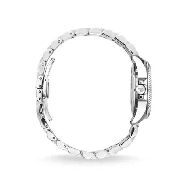 Thomas Sabo   Damenuhr Divine Pink mit weissen Steinen silberfarben - WA0401-201-204