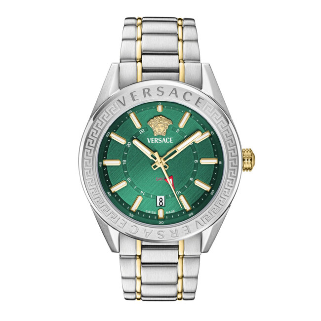 VERSACE  VEAFA0524 Herrenuhr V-Code GMT 42mm 5ATM