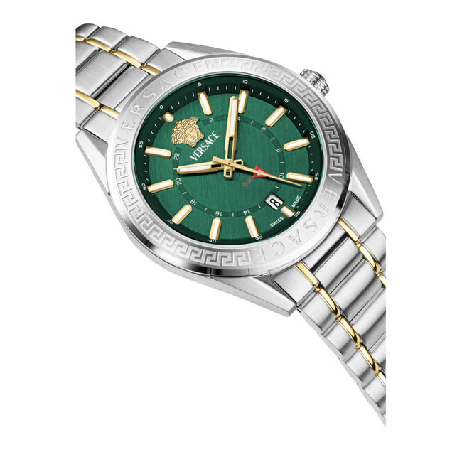 VERSACE  VEAFA0524 Herrenuhr V-Code GMT 42mm 5ATM