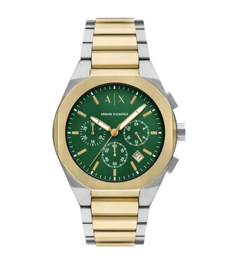 Armani Exchange Rafael AX4184 Chronograph Bicolor/Grün Herrenuhr