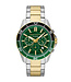 Armani Exchange Spencer AX1966 Chronograph Bicolor/Grün Herrenuhr