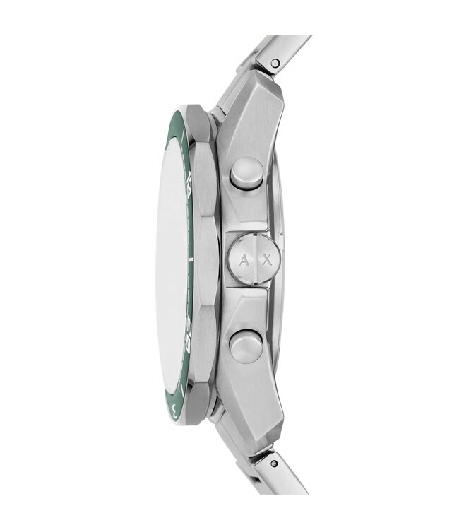 Armani Exchange Spencer AX1957 Chronograph Silber/Grün Herrenuhr