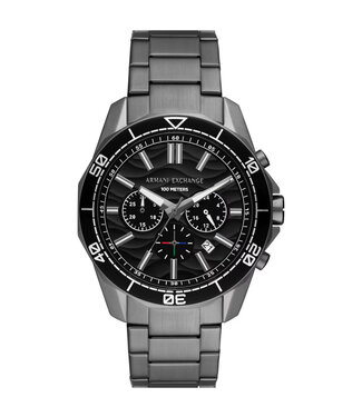 Armani Exchange Spencer AX1959 Chronograph Gunmetal/Schwarz Herrenuhr