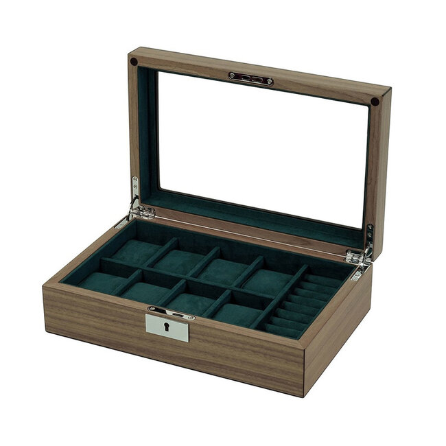 leonardo louis  Uhrenbox Borneaux 8+ Wallnus