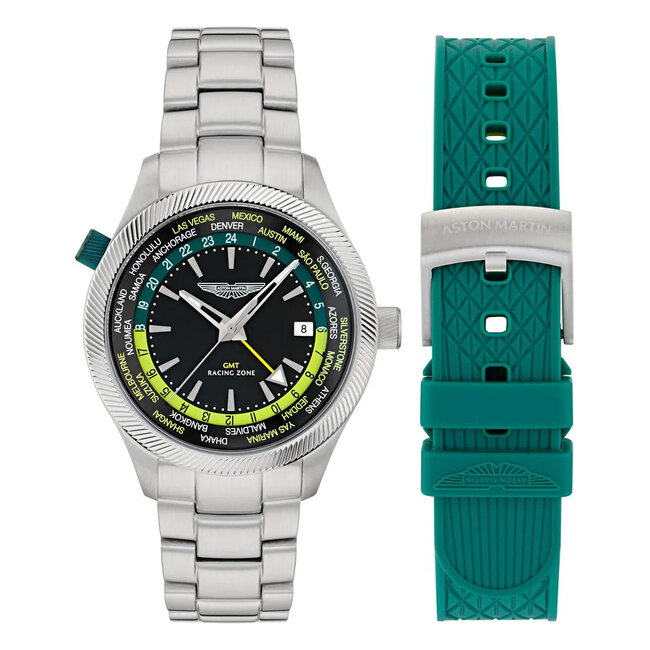 Aston Martin   Analog 'Aml Icon GMT Herren Uhr MTIZ1F503