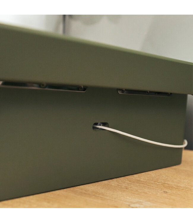 Klaro  Uhrenbox für 10 Uhren grün