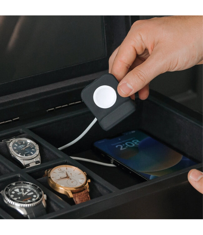 Klaro  Uhrenbox für 10 Uhren schwarz Special Edition