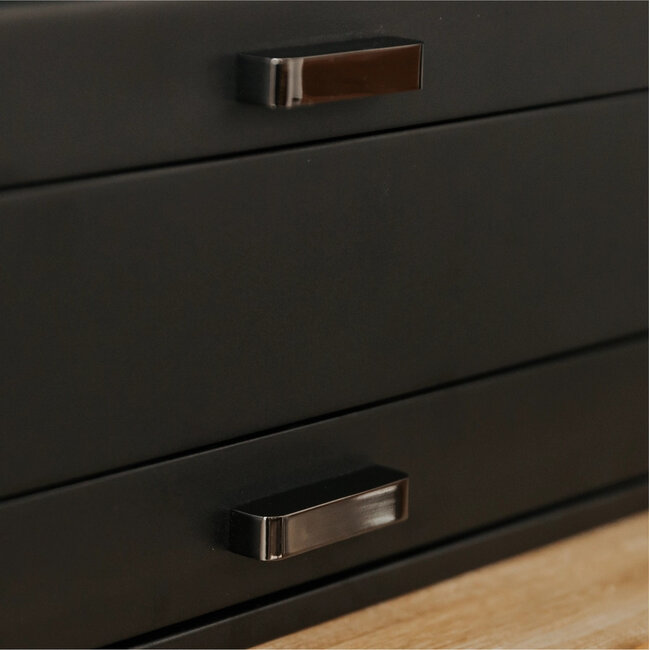 Klaro  Uhrenbox für 10 Uhren schwarz Special Edition