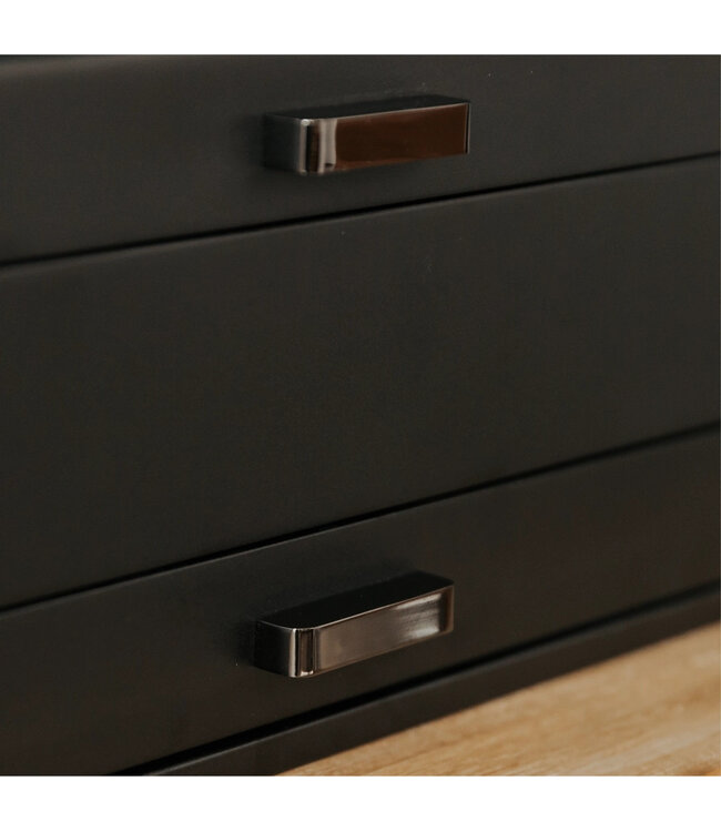 Klaro  Uhrenbox für 10 Uhren schwarz Special Edition