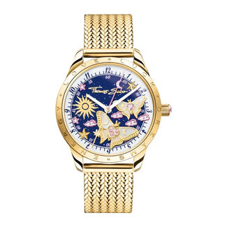 Thomas Sabo  Damenuhr mit Schmetterlingen goldfarben - WA0430-291-207