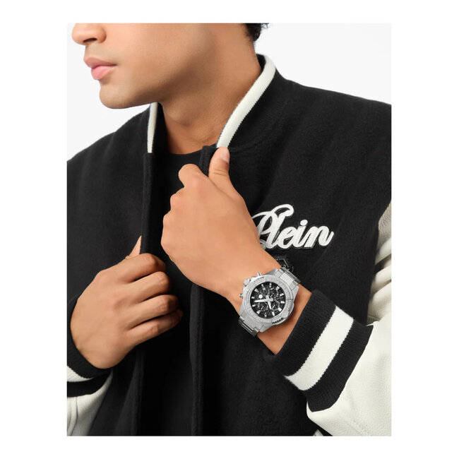 PHILLIPP PLEIN Chronograph 'The $kull Chrono' Herren Uhr PWWFA0425