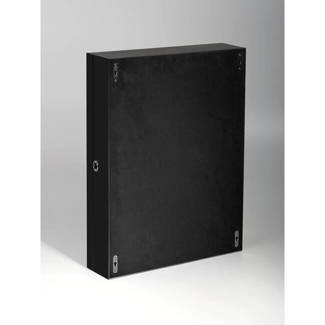 leonardo louis   Premium Uhrenbox/Vitrine 30 Uhren Schwarz /beige Holz