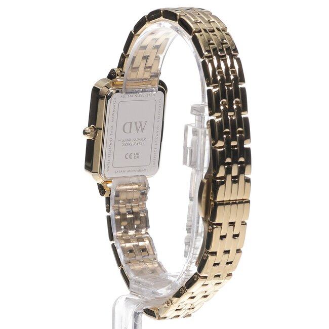 Daniel Wellington  Quadro Roman Numerals 5-Link Gold Damenuhr  DW00100688
