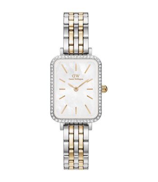Daniel Wellington Quadro Lumine 20x26 Bezel bicolor Mop DW00100671