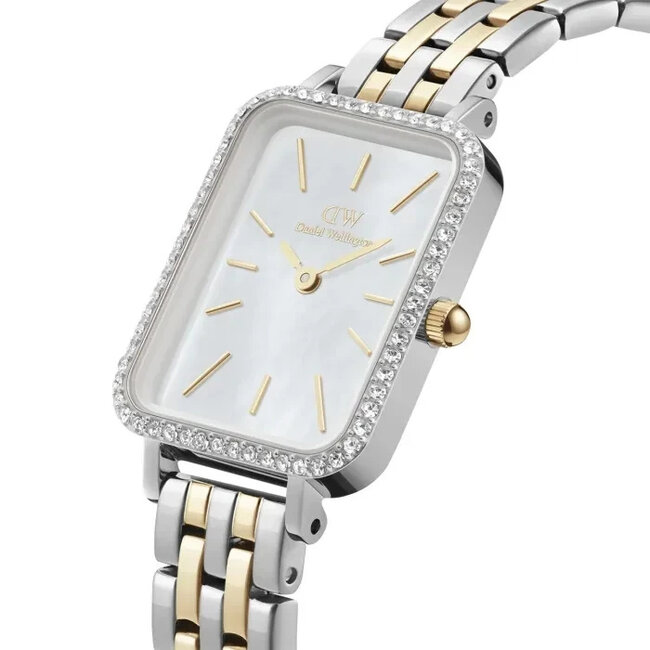Daniel Wellington  Quadro Lumine 20x26 Bezel bicolor Mop DW00100671