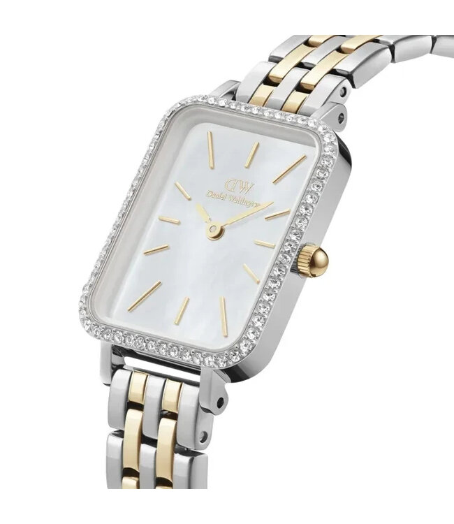 Daniel Wellington  Quadro Lumine 20x26 Bezel bicolor Mop DW00100671