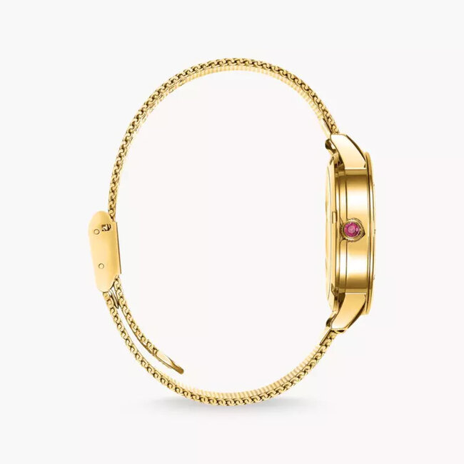 Thomas Sabo  Damenuhr Schlange in 3D-Optik gelbgoldfarben - WA0384-264-207