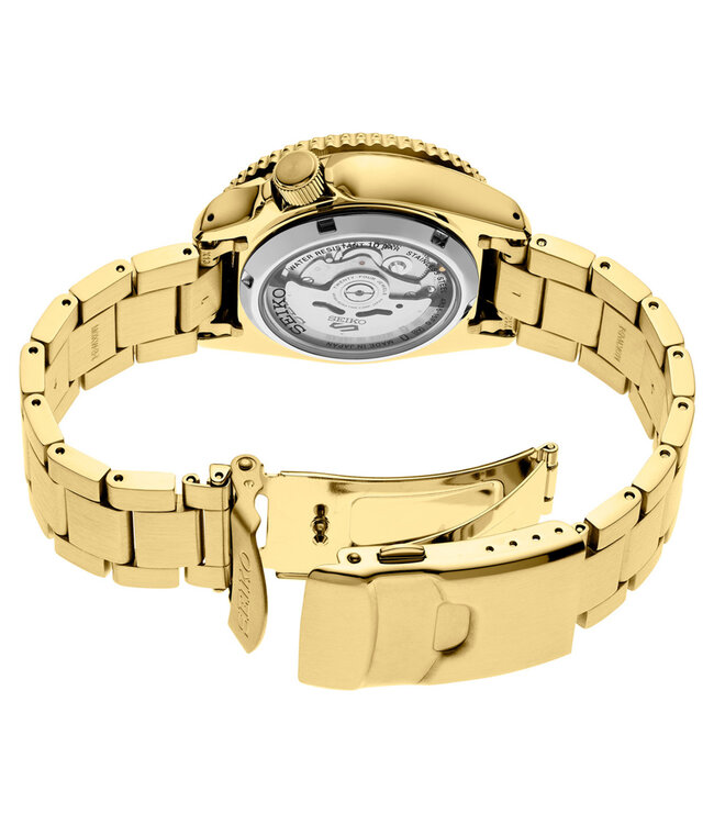 Seiko 5 Sports SRPK20 Automatik Blau Gold Herrenuhr