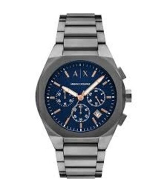 Armani Exchange Rafael AX4182 Chronograph Gunmetal/Blau Herrenuhr