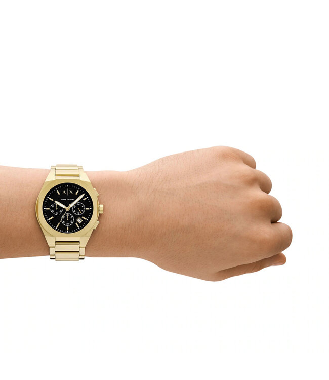 Armani Exchange Rafael AX4180 Chronograph Gold/Schwarz Herrenuhr