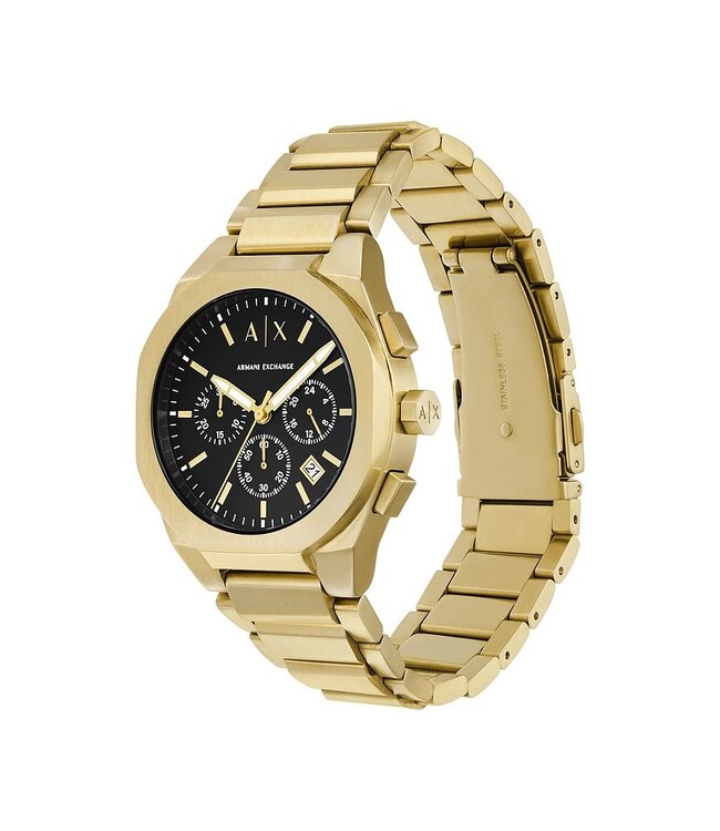 Armani Exchange Rafael AX4180 Chronograph Gold/Schwarz Herrenuhr