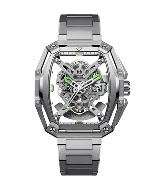 Ciga Design Z Series Hunter Skeleton Automatik Herrenuhr  Z035-SS01-W1S  Silber