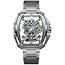 Ciga Design Z Series Hunter Skeleton Automatik Herrenuhr  Z035-SS01-W1S Silber