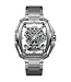 Ciga Design Z Series Hunter Skeleton Automatik Herrenuhr  Z035-SS01-W1S Silber