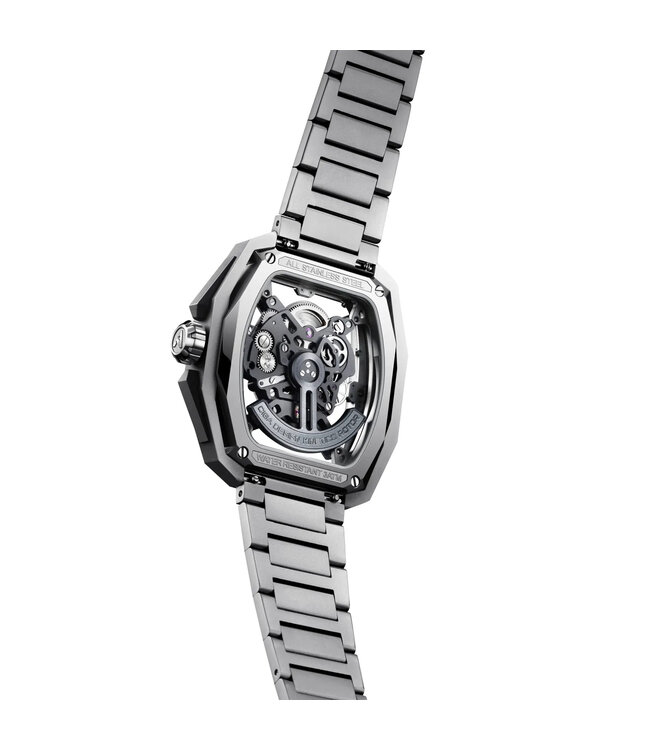 Ciga Design Z Series Hunter Skeleton Automatik Herrenuhr  Z035-SS01-W1S Silber