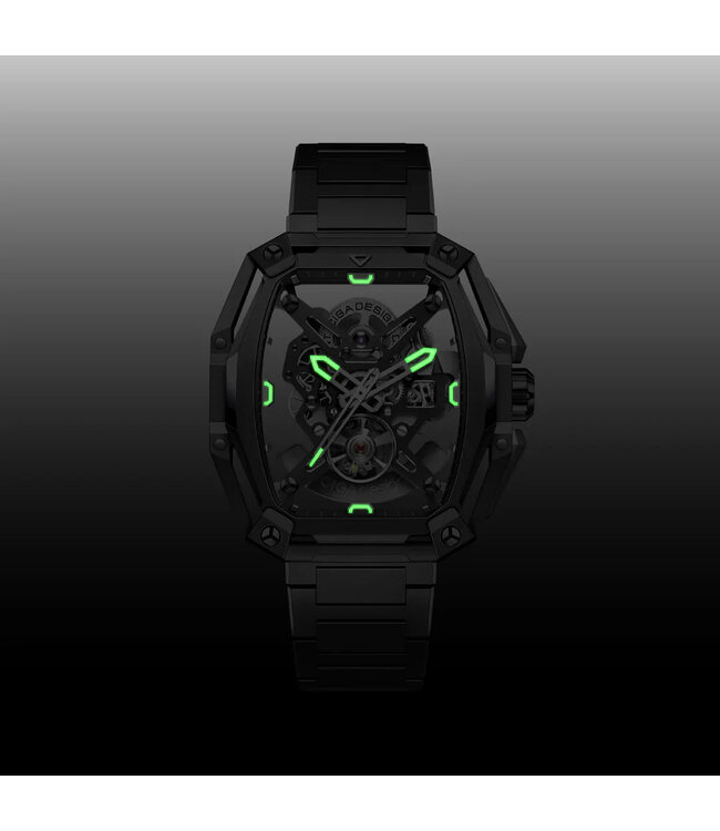 Ciga Design Z Series Hunter Skeleton Automatik Herrenuhr  Z035-SS01-W1S Silber