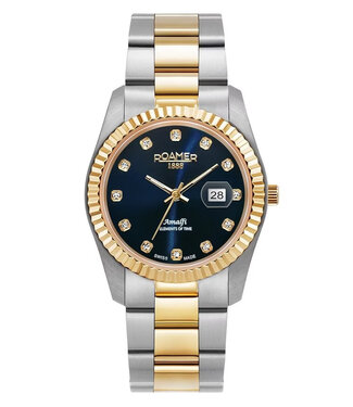Roamer of Switzerland Uhren — Automatik, Elegant & Swiss Made | luxuryuhren.ch Amalfi Lady 852844-47-49-20 Damenuhr