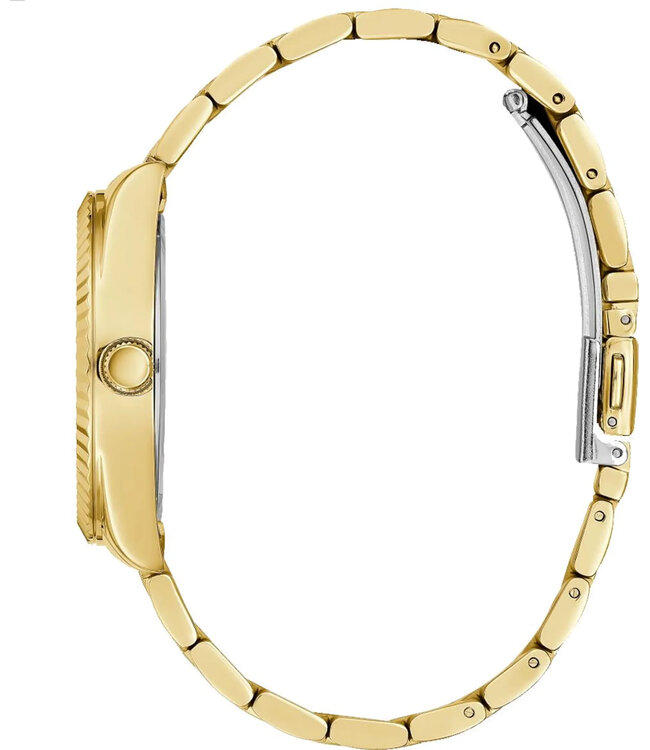 Guess  Luna GW0308L2 36mm Gold Weiss Damenuhr