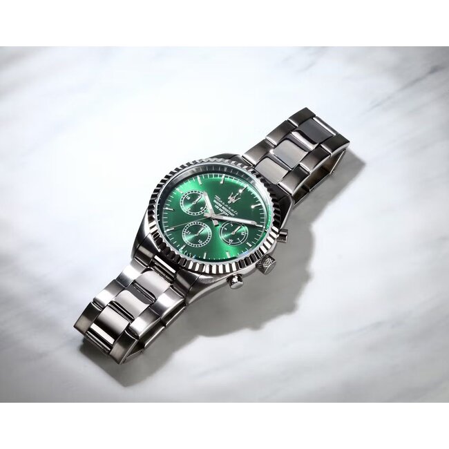 Maserati  Competizione Day-Date Grün Herrenuhr  R8853100044