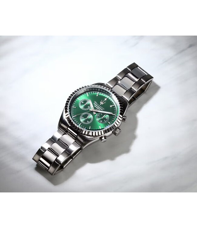 Maserati  Competizione Day-Date Grün Herrenuhr  R8853100044