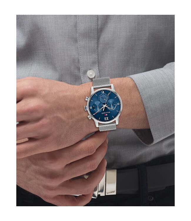 Tommy Hilfiger   Sullivan 1791881 Blau Silber Herrenuhr