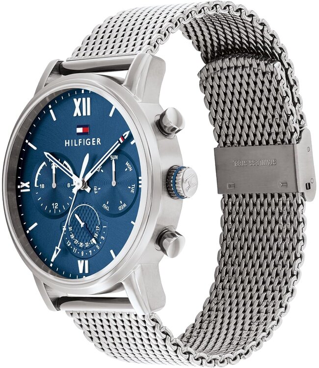 Tommy Hilfiger   Sullivan 1791881 Blau Silber Herrenuhr