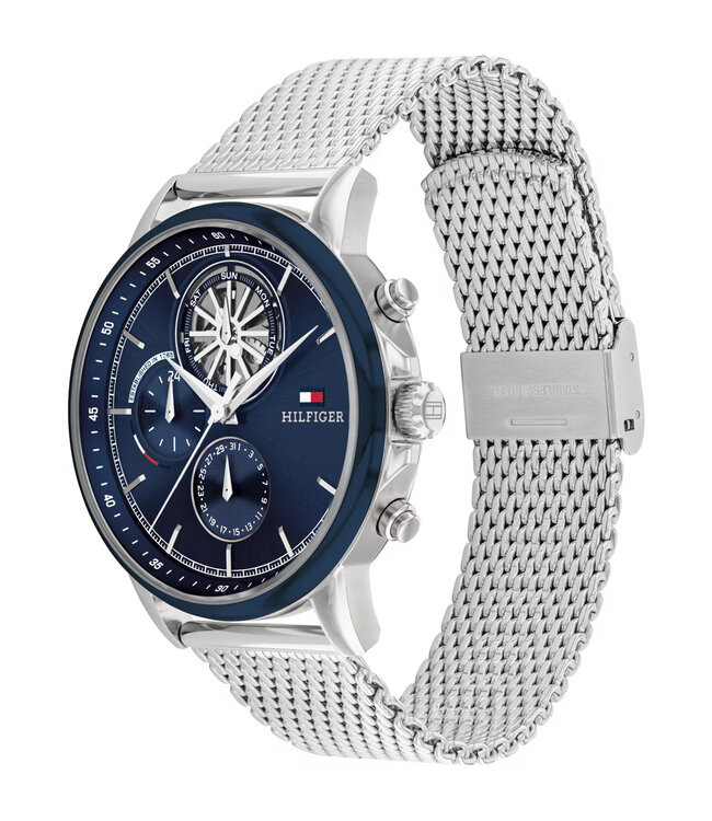 Tommy Hilfiger   Stewart 1710609 Blau Silber Herrenuhr