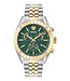 Versace  Athletics Chrono VEKJA0625 Swiss Made Bicolor/Grün Herrenuhr
